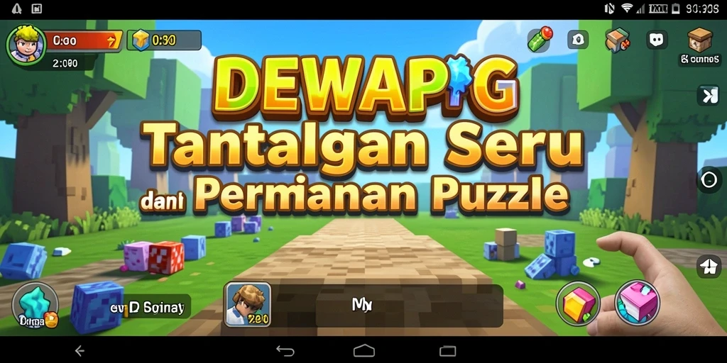 Gameplay seru DEWAPG yang memikat pemain dengan tantangan puzzle.