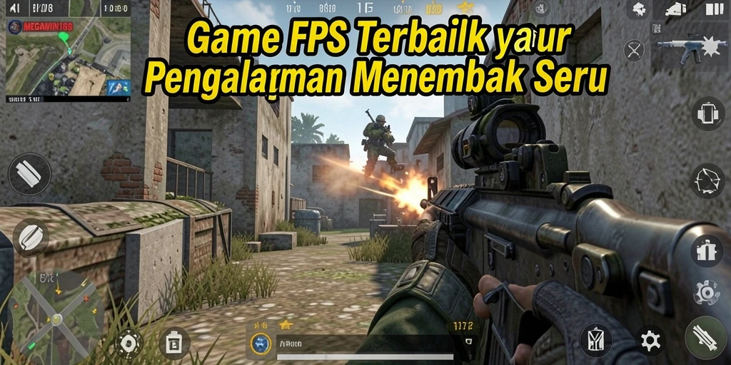 Gameplay seru MEGAWIN188 dengan aksi tembak-menembak yang intens.