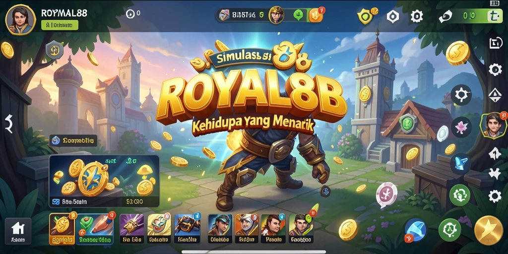 Tampilan gameplay menarik dari ROYAL88 dengan grafik memukau dan interaksi dinamis.