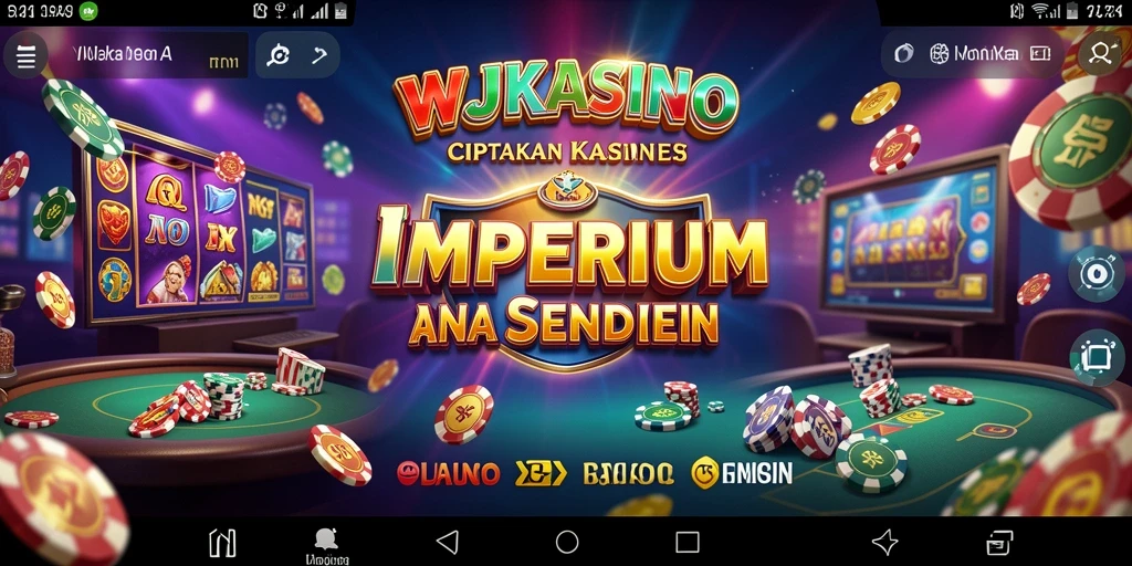 Gameplay WJKASINO yang seru dan mendebarkan dari sudut pandang pemain.